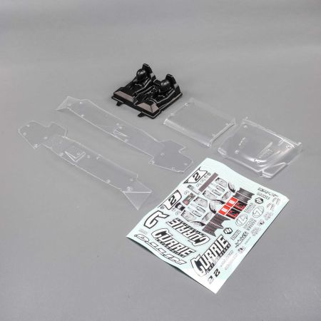 Losi Body/Driver Set, Clear: Hammer Rey (Z-LOS230100)