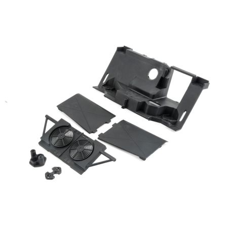 Losi Rear Bulkhead,Fan Panel, Mudguards: Baja Rey (Z-LOS231005)