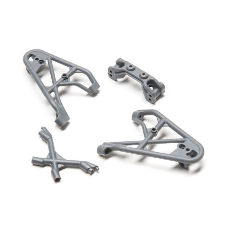 Losi Fr Shk Tower/Brace & Camber Link Mnt,Grey:Rock Rey (Z-LOS231039)