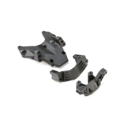 Losi Bulkhead, Camber Block & Servo Mount: 22S (Z-LOS231045)
