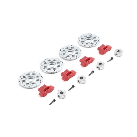 Losi Hex, Rotor, Caliper & Pin Set (4): Baja Rey (Z-LOS232006)