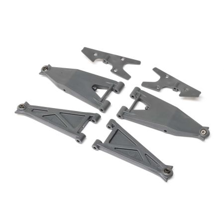 Losi Front Suspension Arm Set, Gray: RZR Rey (Z-LOS234053)
