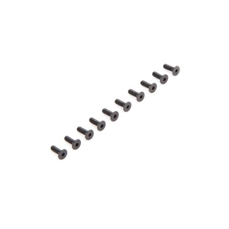 Losi Flat Head Screws M2.5 x 8mm (10) (Z-LOS235009)