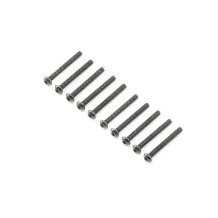 Losi Button Head Screws M3x25mm (10) (Z-LOS235024)