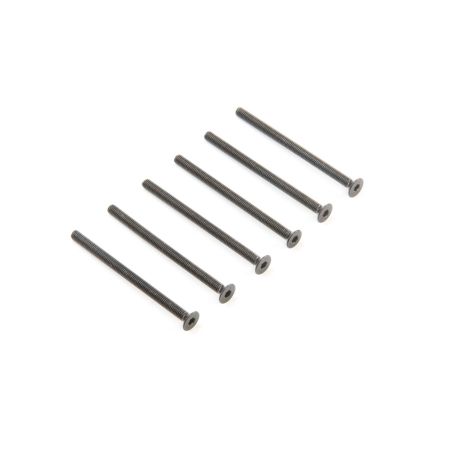 Losi M3 x 45mm Flat Head Screws (6) (Z-LOS235028)