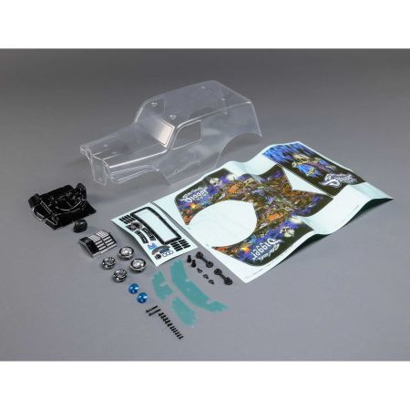 Losi Body Set, Clear, Son Uva Digger: LMT (Z-LOS240018)