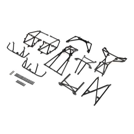Losi Cage Set, Complete, Black: LMT (Z-LOS241038)