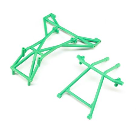 Losi Top and Upper Cage Bars, Green: LMT (Z-LOS241041)