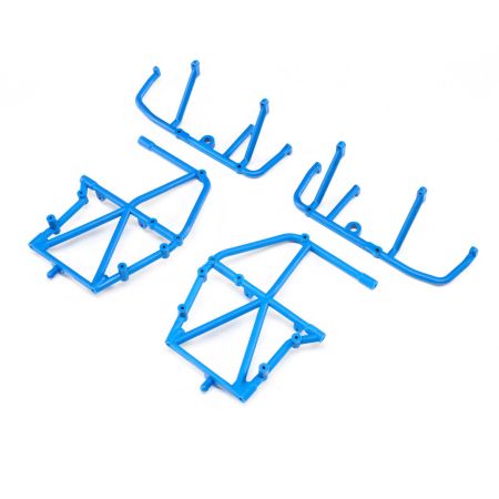 Losi Side Cage and Lower Bar, Blue: LMT (Z-LOS241047)