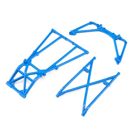 Losi Rear Cage and Hoop Bars, Blue: LMT (Z-LOS241049)