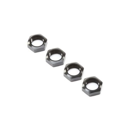 Losi Wheel Nut, Black (4): Super Baja Rey (Z-LOS252078)