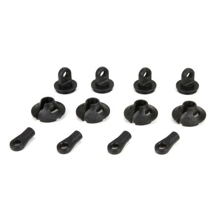 Losi Spring Cups/Clips/Shock Ends (2): 1:5 4wd DB XL (Z-LOS253006)