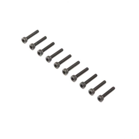 Losi Cap Head Screws, Stl, BO, M3 x 16mm (10) (Z-LOS255009)