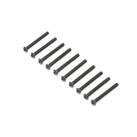 Losi Button Head Screws, Stl, BO, M4 x 35mm (10) (Z-LOS255012)