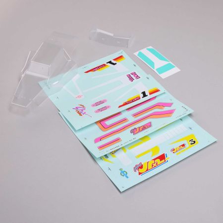 Losi Body & Wing, Clear: Mini JRX2 (Z-LOS310002)