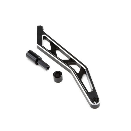 Losi Chassis Brace, Rear, Black, Aluminum MTXL (Z-LOS351005)
