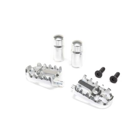 Losi Aluminum Foot Pegs, Silver: Promoto-MX (Z-LOS361001)