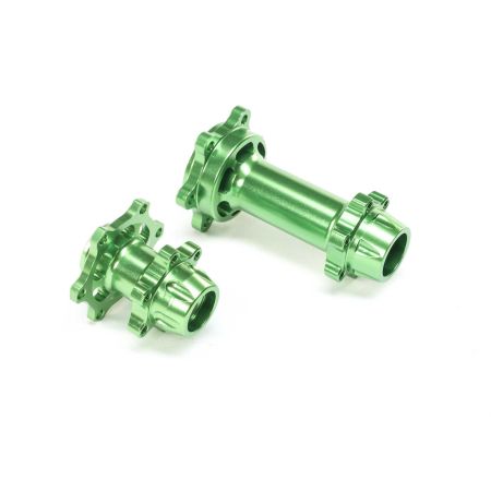 Losi Aluminum Hub Set, Machined, Green: Promoto-MX (Z-LOS362002)