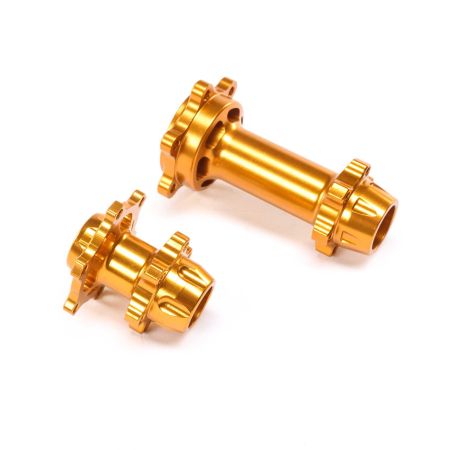 Losi Aluminum Hub Set, Machined, Gold: Promoto-MX (Z-LOS362004)