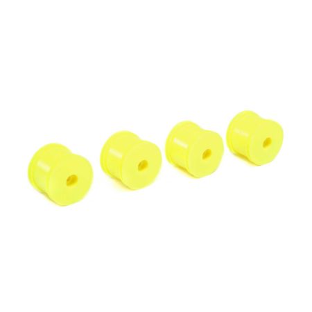 Losi FR/RR Wheel, Yellow (4): Mini-T 2.0 (Z-LOS41011)