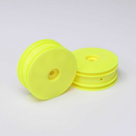 Losi Front Wheel, Yellow (2): Mini-B (Z-LOS41027)