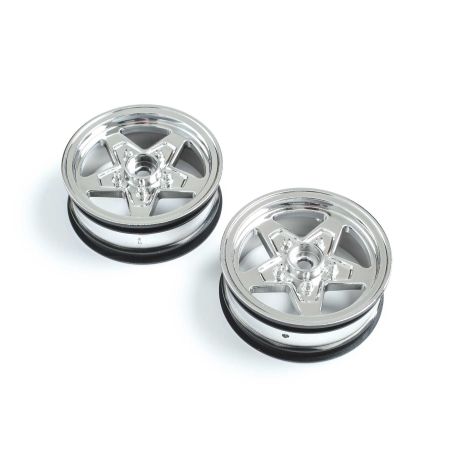 Losi Front Wheel, Chrome (2): 22S Drag (Z-LOS43045)