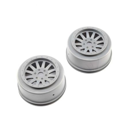 Losi Wheels, Silver (2): Super Baja Rey (Z-LOS45020)
