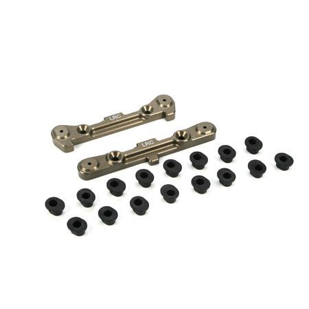 Losi LRC Adj Rear Hinge Pin Brace w/Inserts: 8B/T 2.0 (Z-LOSA1759)