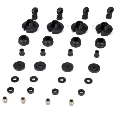 Losi Shock Plastics & Balls (4): 5IVE-T, MINI WRC (Z-LOSB2855)