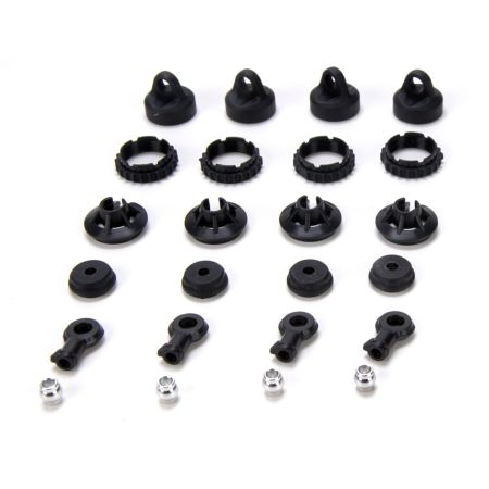 Losi Shock Plastics Set (4): 10-T (Z-LOSB2904)