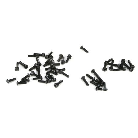 Losi 3mm BH & Cap Screw Asst (38): 5IVE-T, MINI WRC (Z-LOSB6451)