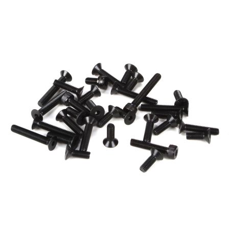 Losi 4mm FH & Cap Screw Asst. (32): 5IVE-T, MINI WRC (Z-LOSB6465)