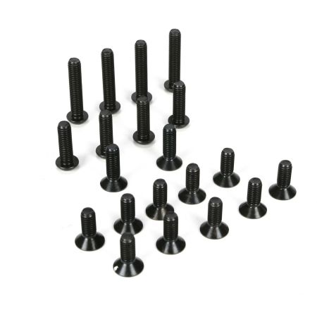 Losi 6mm BH & FH Screw Asst (20): 5IVE-T, MINI WRC (Z-LOSB6490)