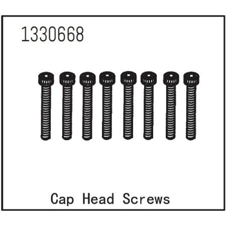 Absima Cap Head Screws M3*22 (8) (AB1330668)