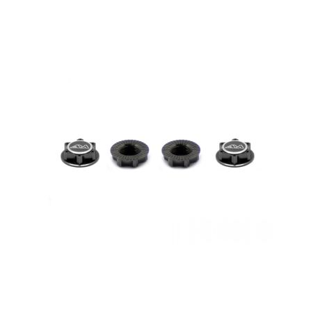 Arrowmax Alu 1/8 Wheel Nuts C/end/L/W Grey (4) (AM030005G)