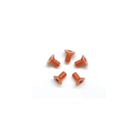 Arrowmax Alu Screw Allen Csk M3 x 6 Orange (5) (AM14CS3006O)