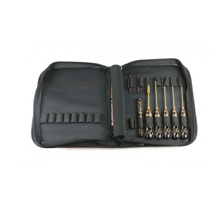 Arrowmax Toolset 1/10 Elec Trg+Bag Blk Golden (8pcs) (AM199440)