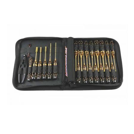 Arrowmax Toolset 23pcs + Tool Bag Blk Golden (AM199442)