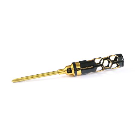 Arrowmax Phillips Screwdriver 5.8 x 100mm Black Golden (AM440159BG)