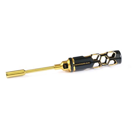 Arrowmax Nut Driver 1/4"(6.35mm)x 100mm Black Golden (AM450263BG)