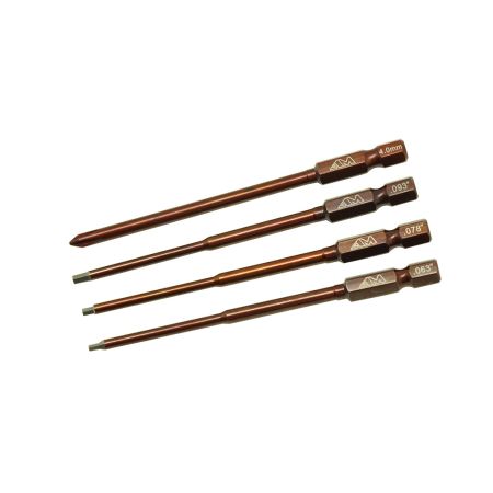 Arrowmax Power Tool Tip cased Set 4 Pieces (AM500801)