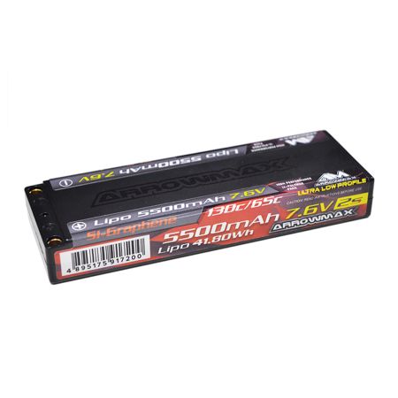 Arrowmax Lipo 5500mAh 2S TC Ultra Low P-7.6V-Si-Graphene (AM700714)