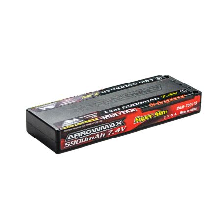 Arrowmax Lipo 5900mAh 2S TC ULP - 7.4V-60C (AM700715)
