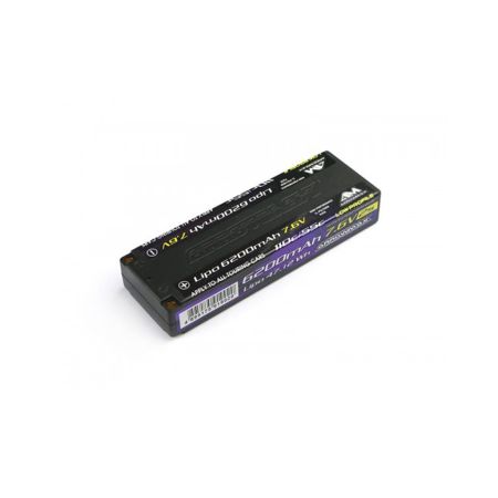 Arrowmax Lipo 6200mAh 2S TC Low Profile 7.6V-55/110C (AM700802)