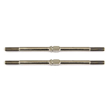 Team Associated FT Titanium Turnbuckles 3X67mm Silver (2) (AS1408)