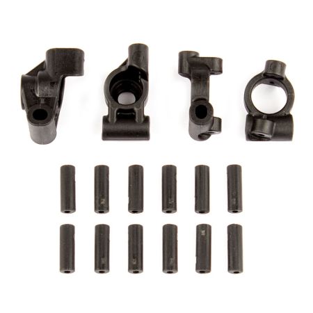 Team Associated Reflex 14B/14T Rear Hubs/Caster Blocks + Inserts (AS21507)