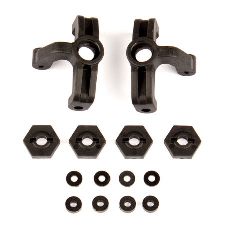 Team Associated Reflex 14B/14T Steering Blocks & Wheel Hexes (AS21508)