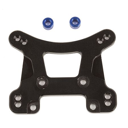 Team Associated Reflex 14B/14T Front Shock Tower Black Alum. (AS21559)