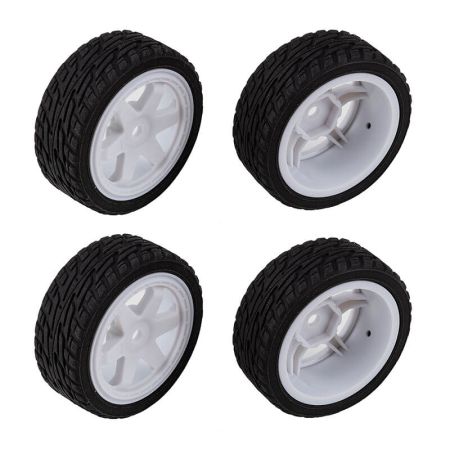 Team Associated Reflex 14R Hoonitruck Wheels/Tyres Rubber (AS21591)