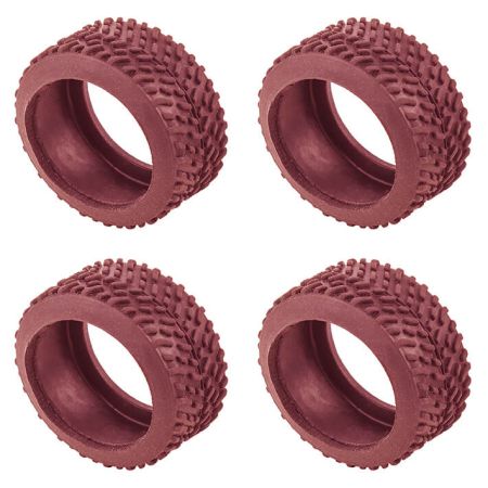 Team Associated Nano Sport Pin Tyres Red (4) (AS21606)
